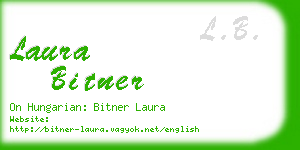 laura bitner business card